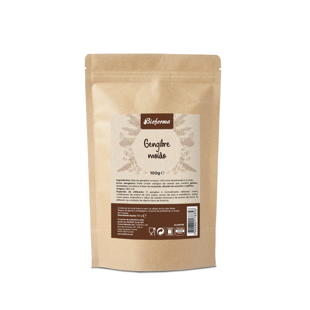 Gengibre moído 100g BIOFORMA
